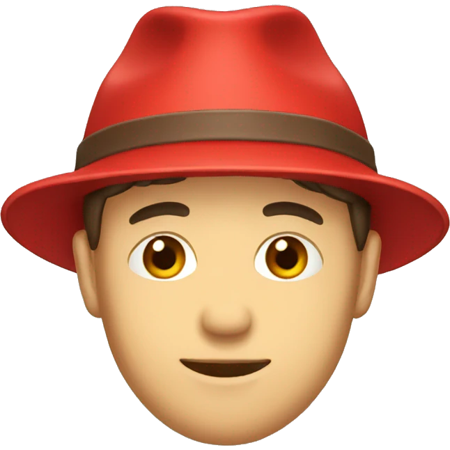 Red fes hat emoji