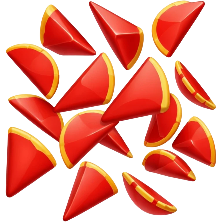 Red chips emoji render emoji