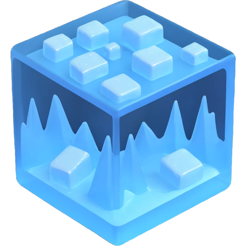 frozen ice cell emoji