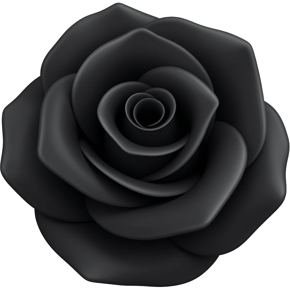 sekumtum mawar hitam emoji