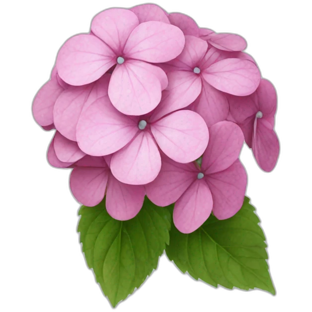 Flower hydrangea  emoji