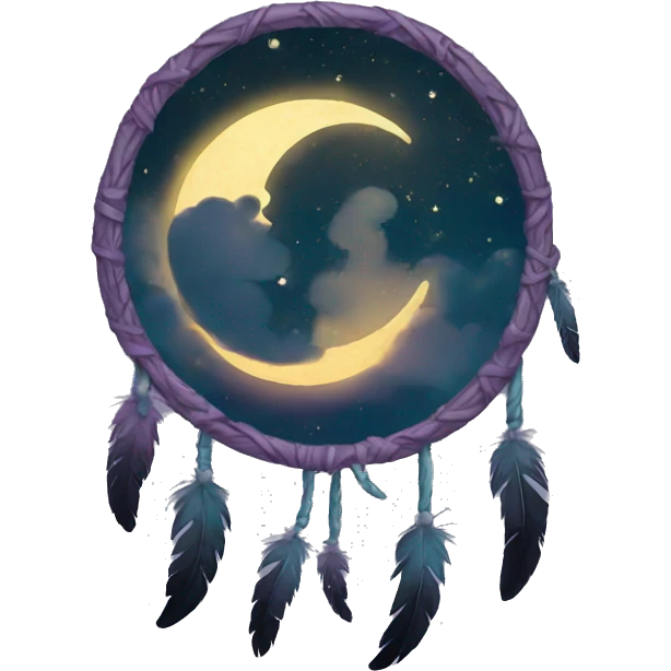 crescent-dreamcatcher emoji