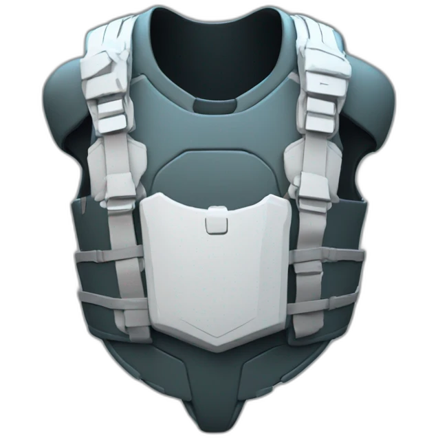 futuristic Reconnaissance  breastplate emoji