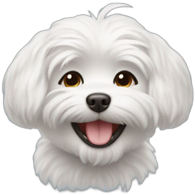 maltese smileing emoji