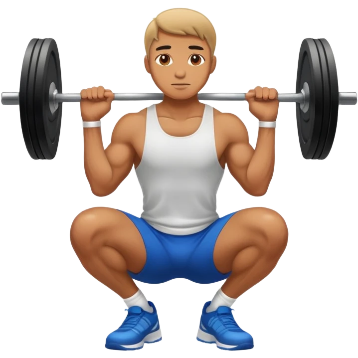 Naked man squatting sfw  emoji