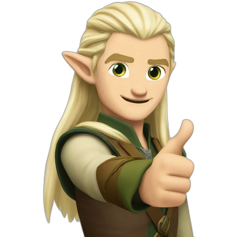 legolas thumbs up emoji