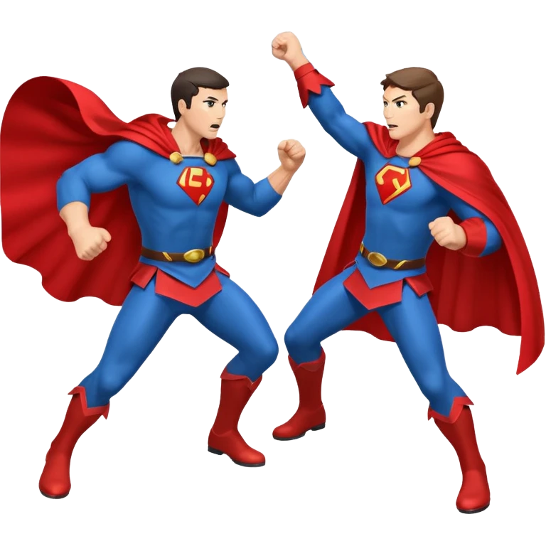 a fighting image cartoon emoji