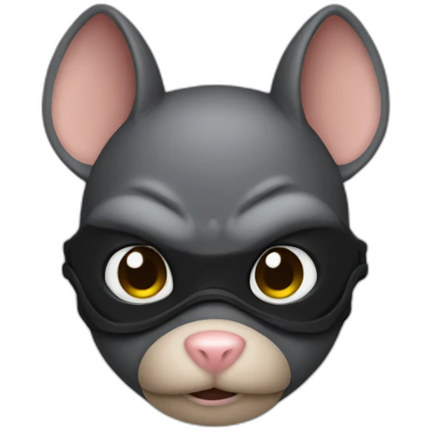 rat as batman emoji