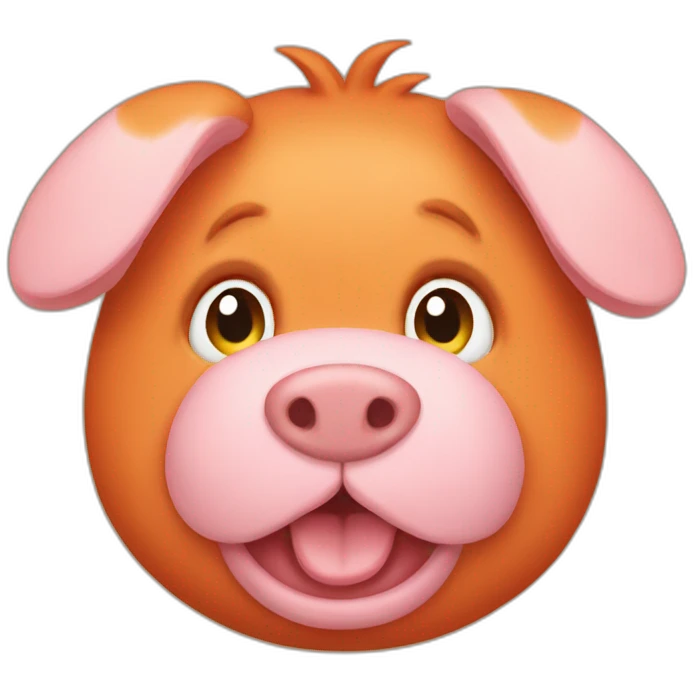 red cat pig luke emoji
