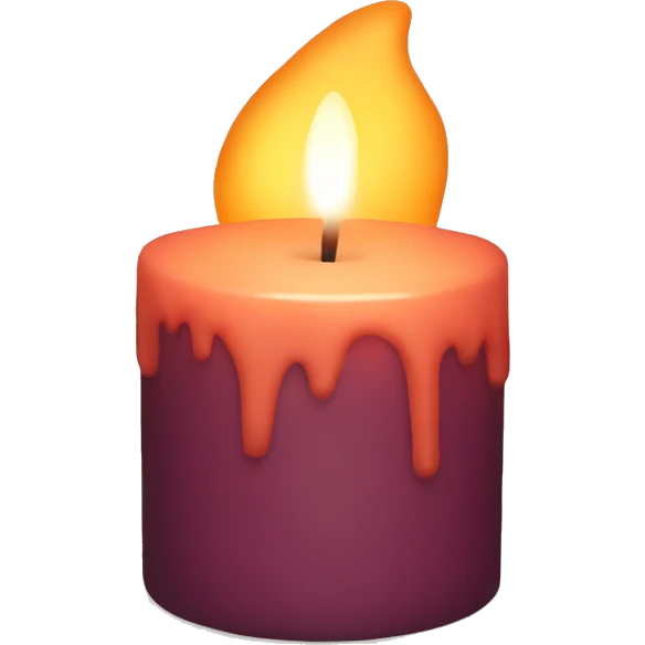 fall candle emoji