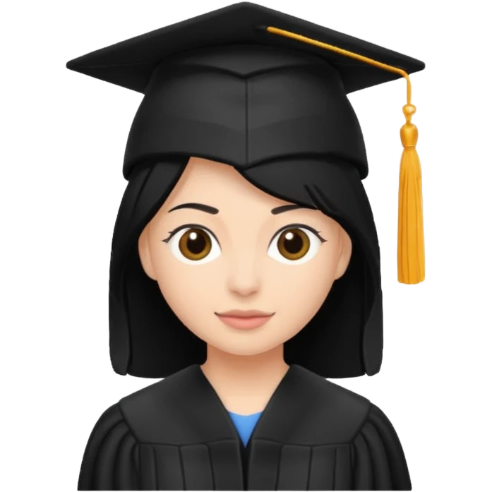 knitting hat that wear on graduation year from university without person, only hat emoji