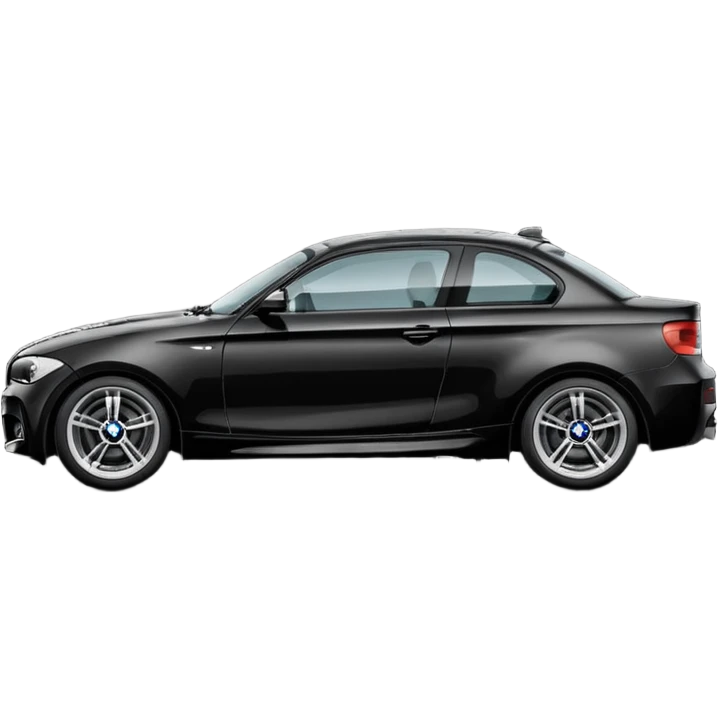 Black bmw e87 1 series emoji