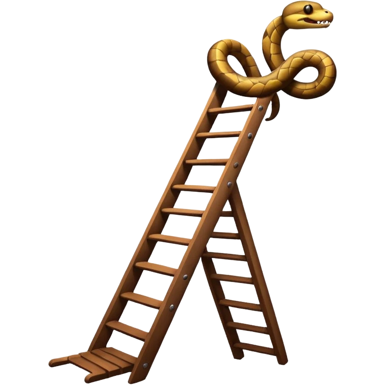 snake on a ladder emoji
