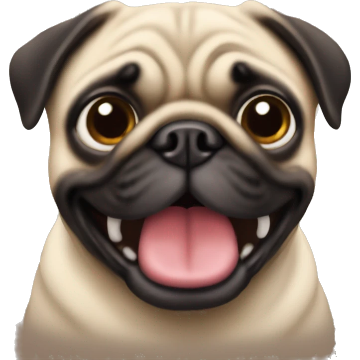 cute pug emoji emoji
