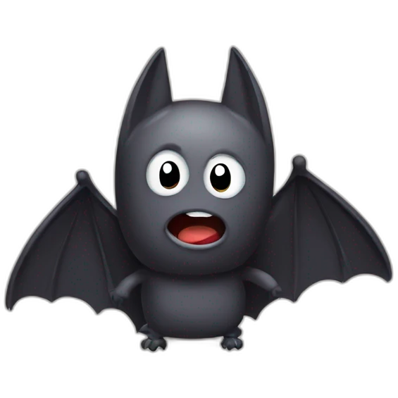 annoying bat with no high school friends emoji