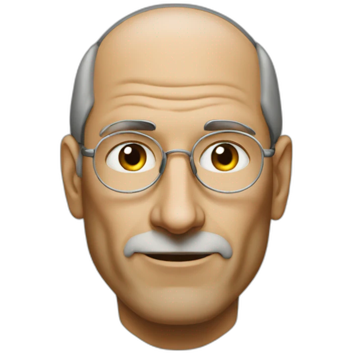 Steve jobs without glasses emoji