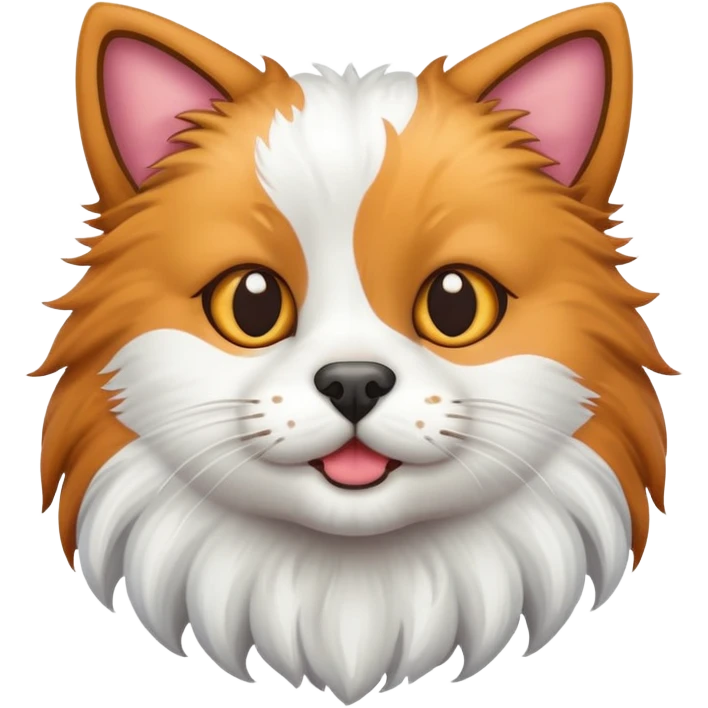 cat and dog hybrid emoji
