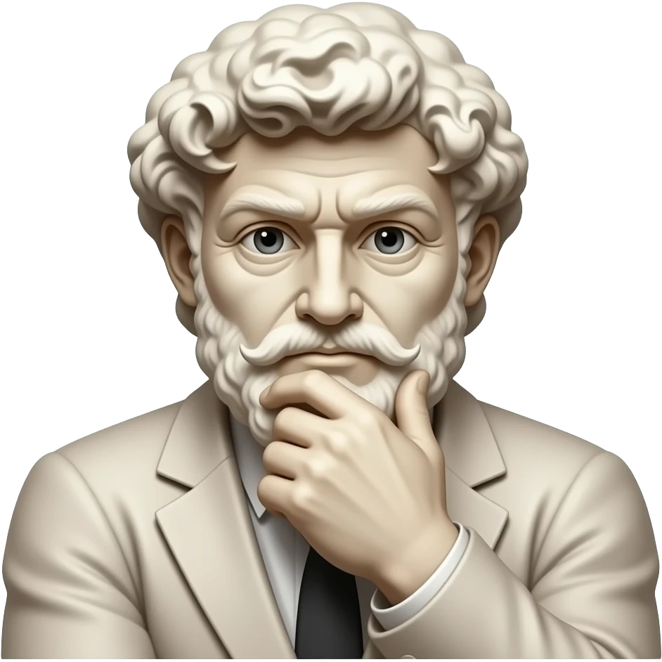 The Thinker emoji