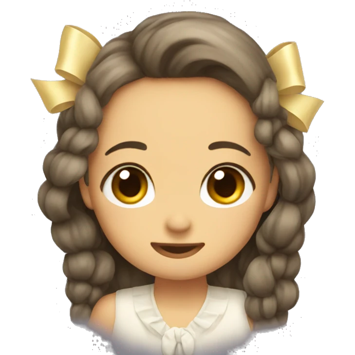 Cute bow emoji