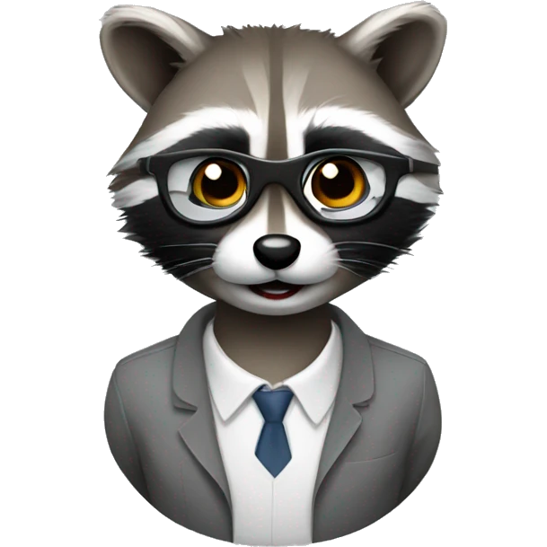 raccoon contact center agent emoji