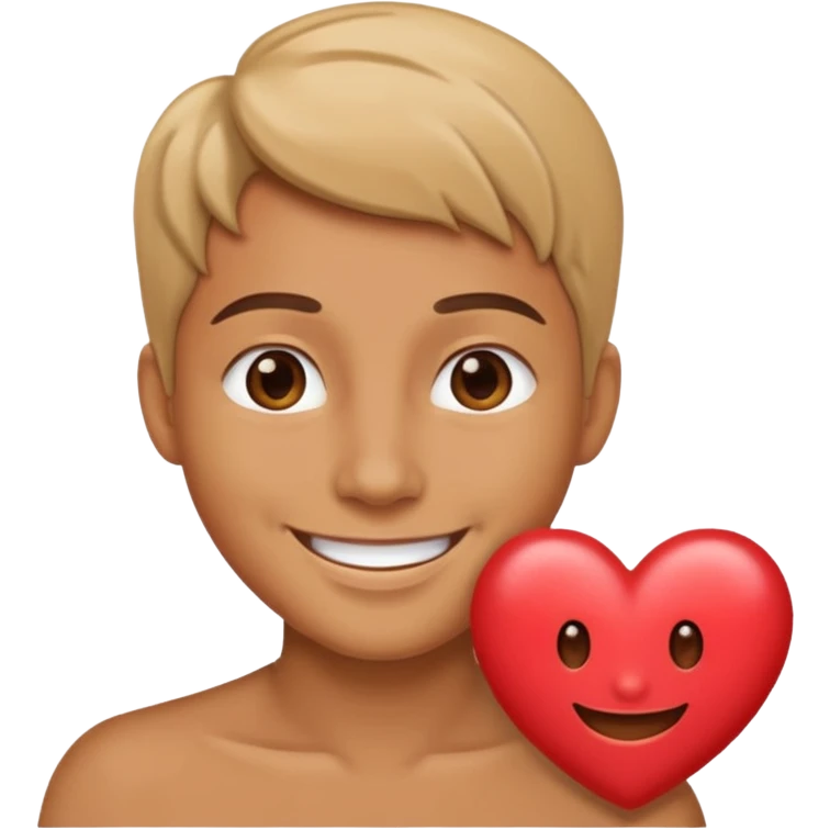 face smiling in love emoji