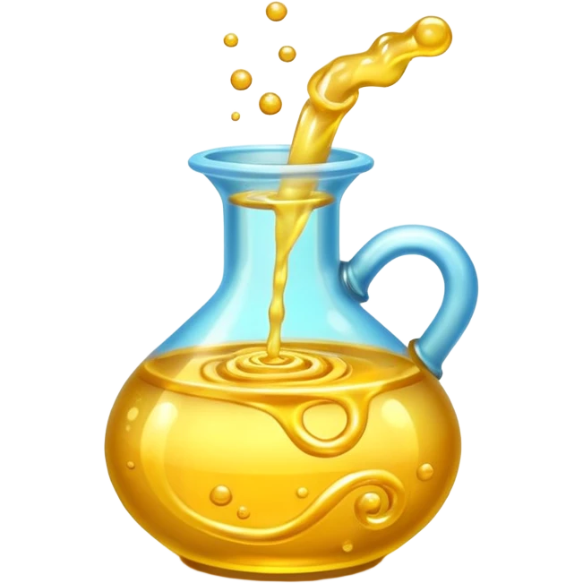 golden neon potion  emoji