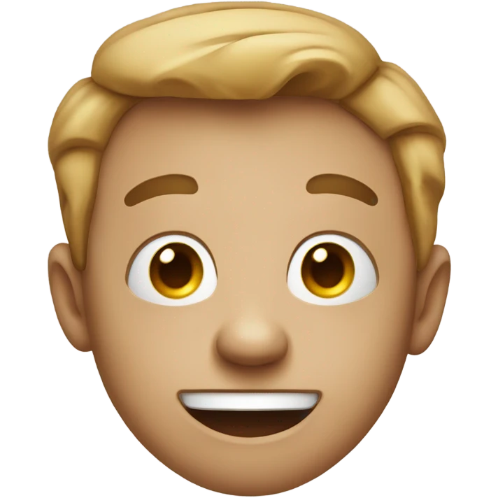 Funny face emoji