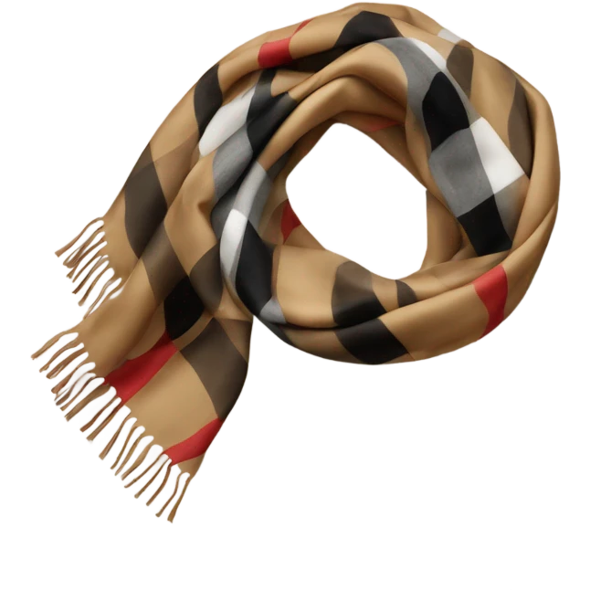 Burberry scarf  emoji
