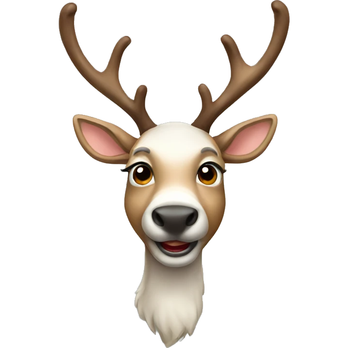 Party reindeer emoji