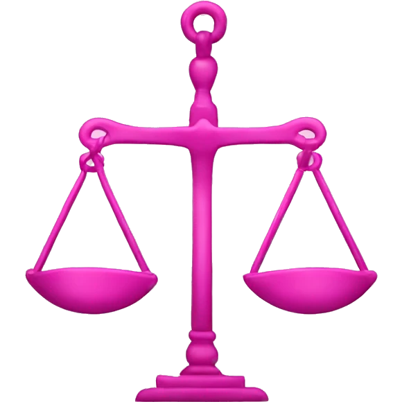 pink libra zodiac symbol emoji