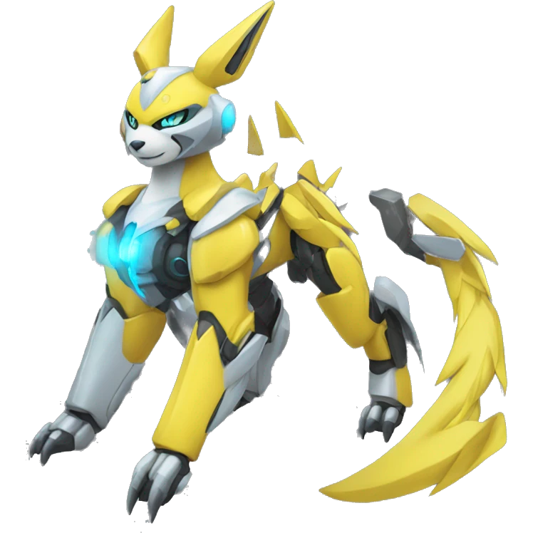 Renamon-Zeraora-Metabee-Mecha emoji