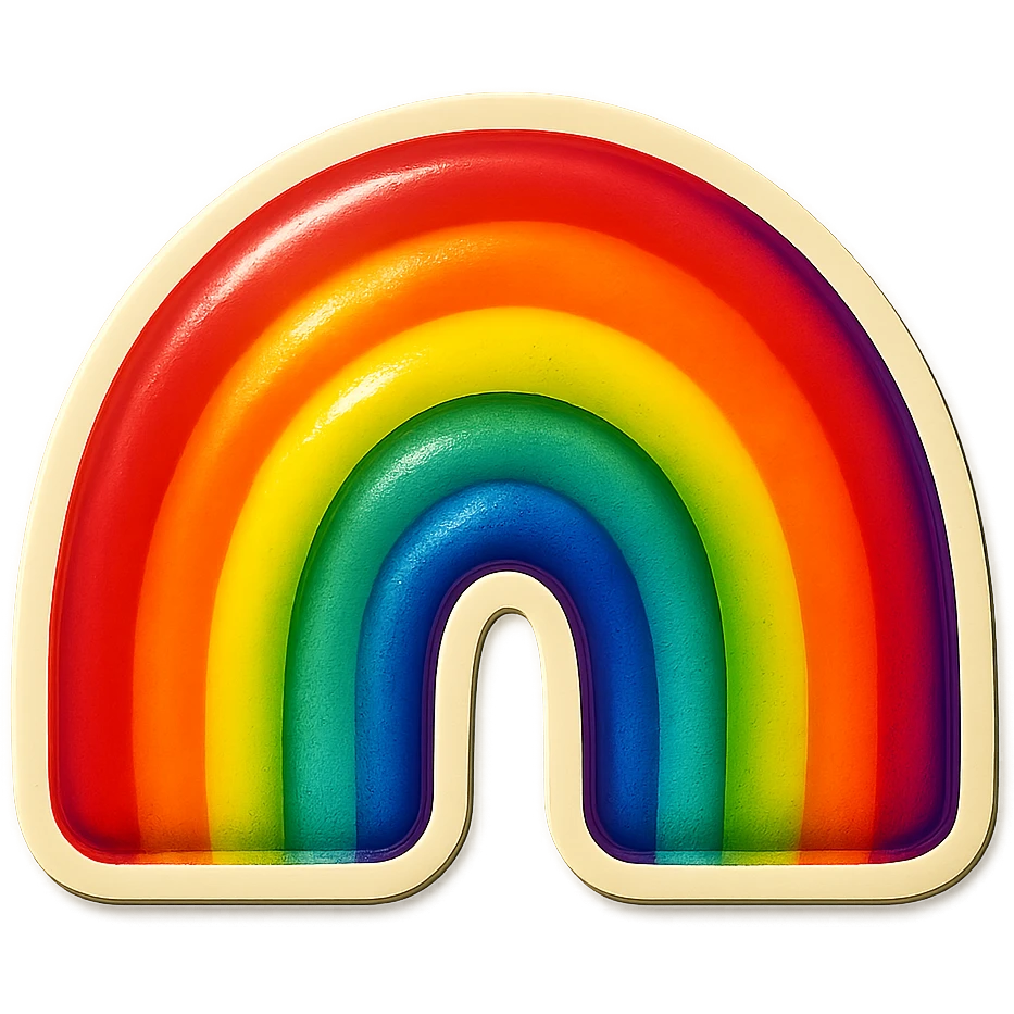 rainbow emoji