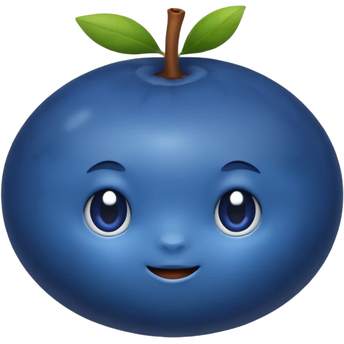 Single blueberry emoji
