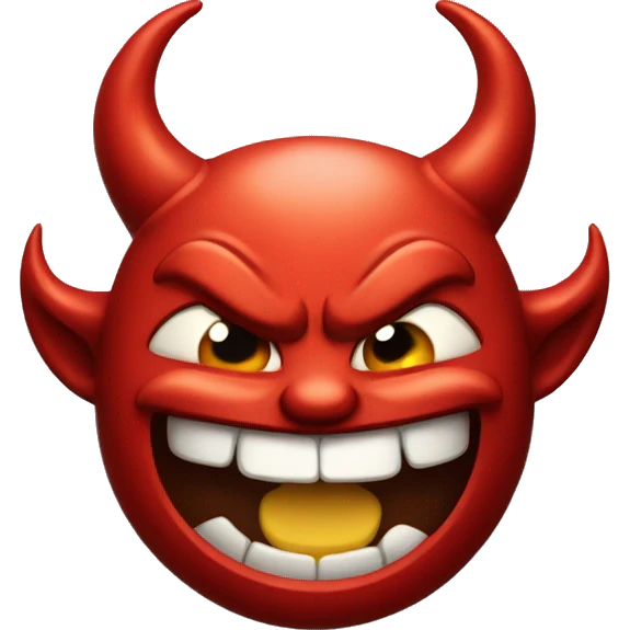 Devil winking  emoji