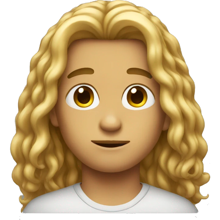 long hair boy attitude  emoji