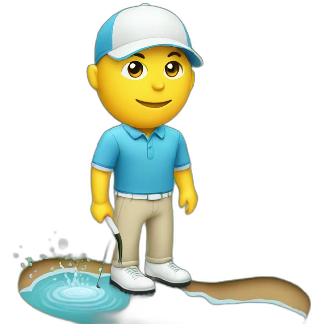 golf- water emoji