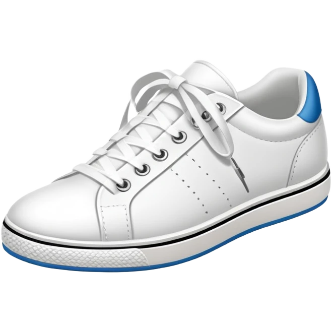Athletic sneaker shoe with laces emoji
