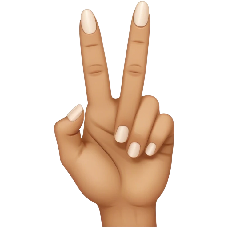 Middle finger with a bow  emoji