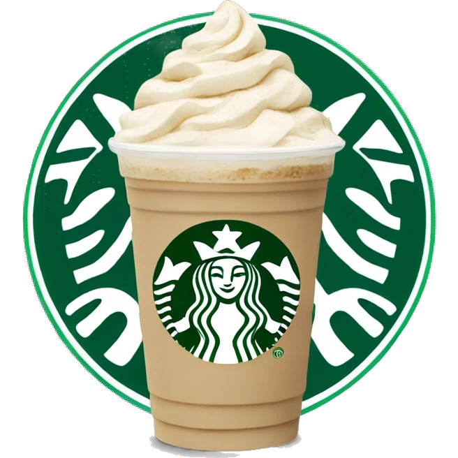 Starbucks frappe emoji