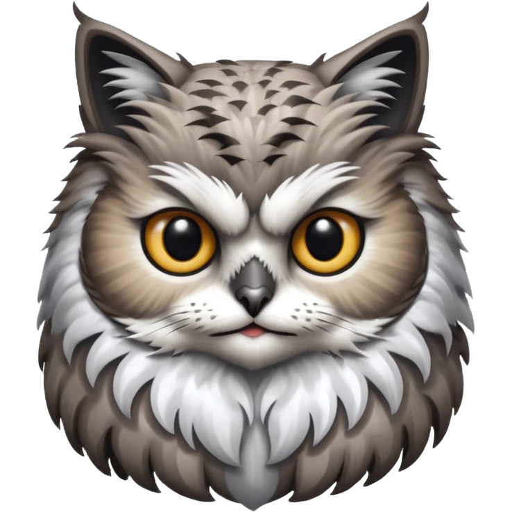 Cat owl emoji