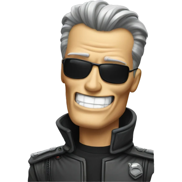 laughing t-800 emoji