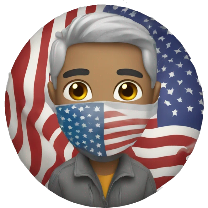 foreign expat in USA emoji
