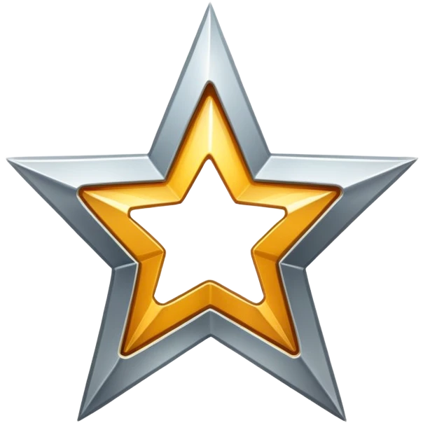 Star cut in half emoji