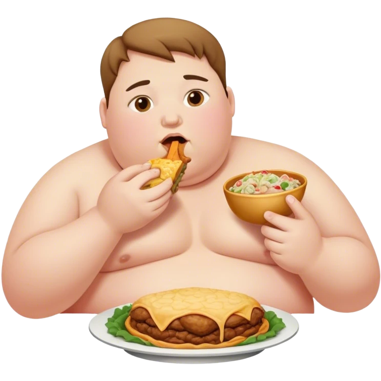 Eating to much emoji