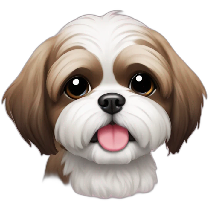 cute ShihTzu puppie emoji
