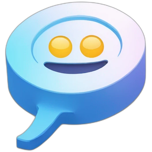 chat bubble on top of doc icon emoji