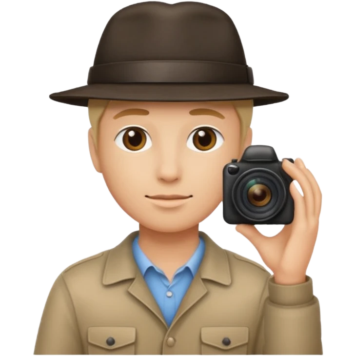 photographer facing away emoji