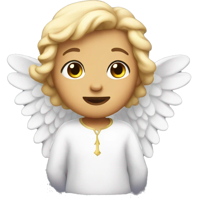 Cute angel emoji