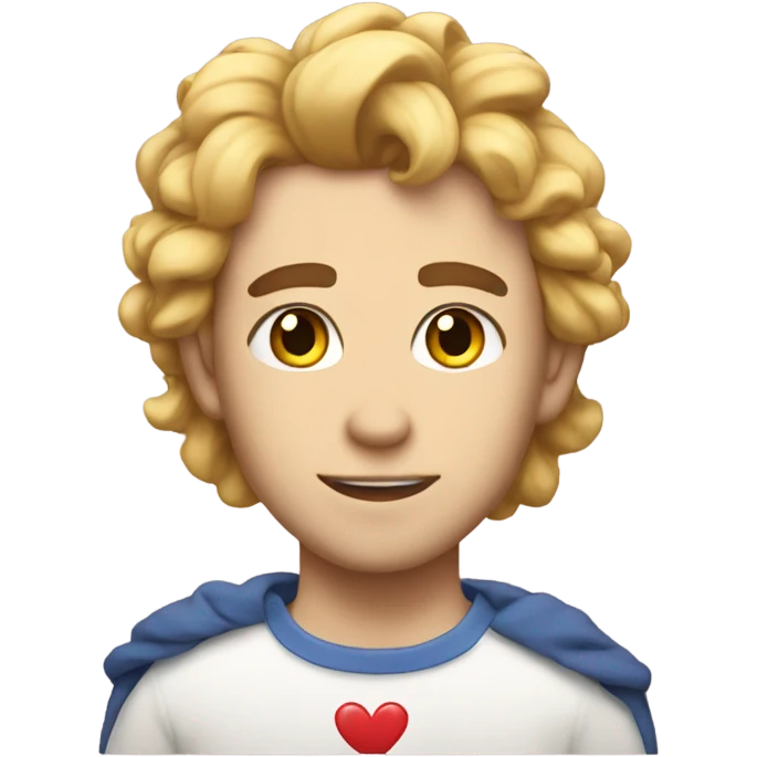Mika with hearts emoji