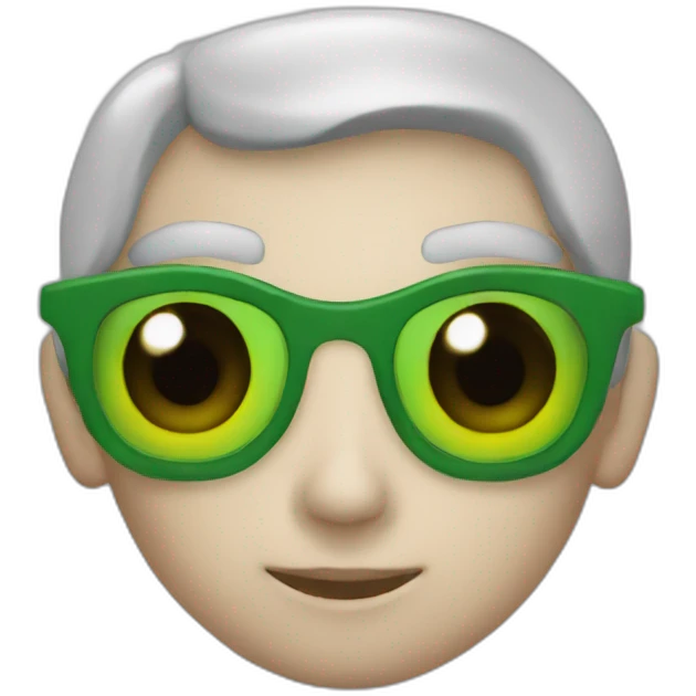 P ojo verde emoji